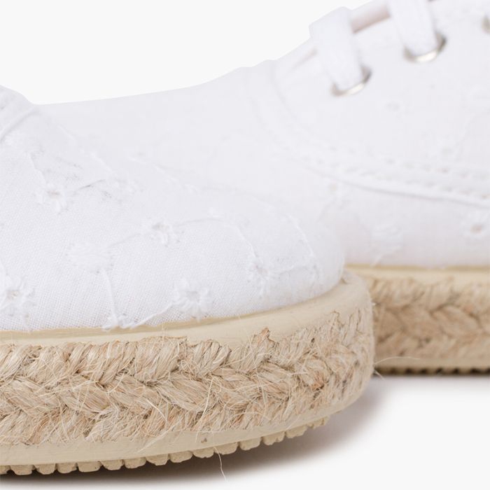 Espadrille sneakers white top