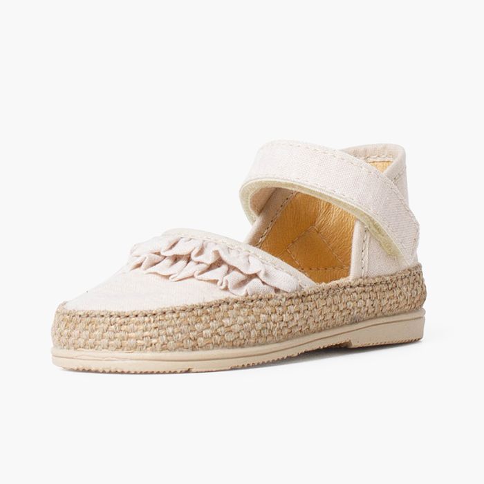 Espadrilles avec volant Espadrilles pour bebes pour les premiers pas