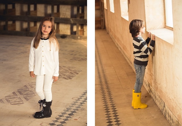 Bottes de pluie pour enfant en boucle