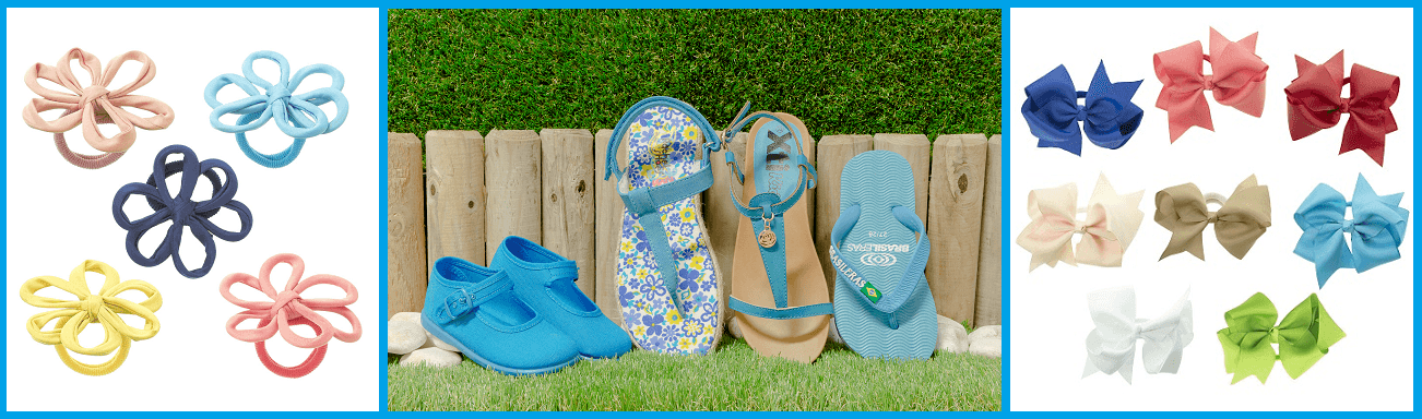 Sandalias y Lazos para el Pelo Niña Pisamonas Sandalias y Lazos para el Pelo Niña Pisamonas